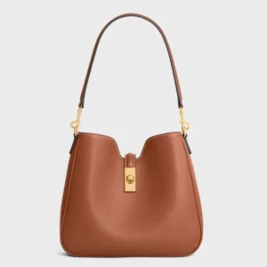 Celine Women Small Camille 16 Soft Bag in Smooth Calfskin-Brown