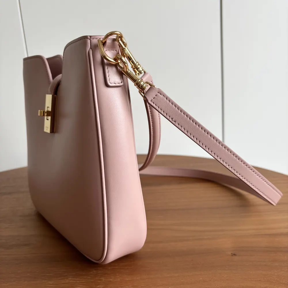 Celine Women Small Camille 16 Soft Bag in Smooth Calfskin-Pink 4 Celine Women Small Camille 16 Soft Bag in Smooth Calfskin-Pink