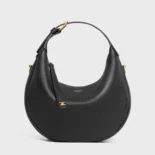 Celine Women Teen Celine Llulu in Grained Calfskin-Black