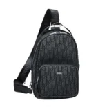 Dior Men Mini Rider Backpack Black Dior Oblique Jacquard