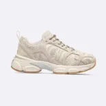 Dior Unisex Chrono Sneaker Beige Mesh and Suede Calfskin KCK414SUH