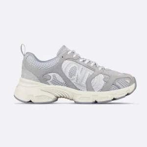 Dior Unisex Chrono Sneaker Gray Mesh and Suede Calfskin KCK414SUH