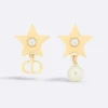 Dior Women Lucky Dior Earrings Gold-Finish Metal E3903WOMRS