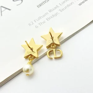 Dior Women Lucky Dior Earrings Gold-Finish Metal E3903WOMRS