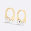 Dior Women Medium Dior Tribales New Look Earrings Gold-Finish and Silver-Finish Metal