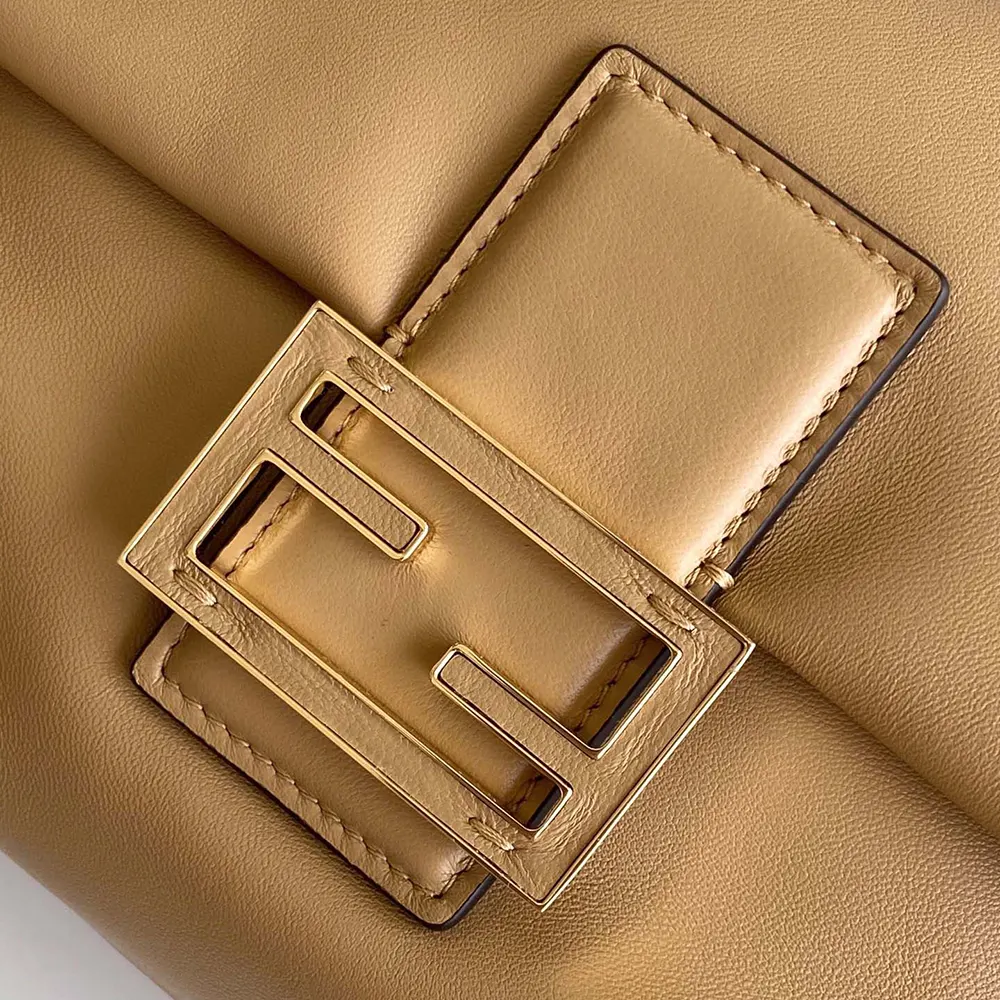 Fendi Women Mamma Baguette Medium Pale Brown Nappa Leather Bag 8 Fendi Women Mamma Baguette Medium Pale Brown Nappa Leather Bag