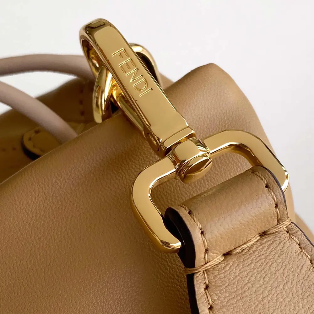 Fendi Women Mamma Baguette Medium Pale Brown Nappa Leather Bag 7 Fendi Women Mamma Baguette Medium Pale Brown Nappa Leather Bag