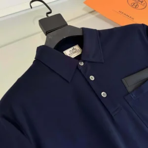 Hermes Men Polo Shirt with Pocket H557960HA67ME