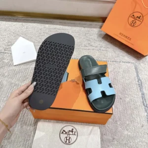 Hermes Unisex Chypre Sandal-Green/Blue H222299ZCX350