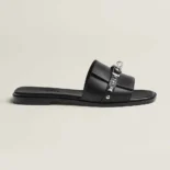 Hermes Unisex Giulia Sandal-Black H242099ZHermes Unisex Giulia Sandal-Black H242099Z