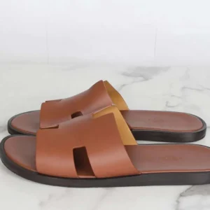 Hermes Unisex Izmir Sandal-Brown H041141ZH03390