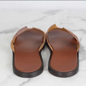 Hermes Unisex Izmir Sandal-Brown H041141ZH03390