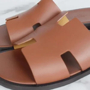Hermes Unisex Izmir Sandal-Brown H041141ZH03390