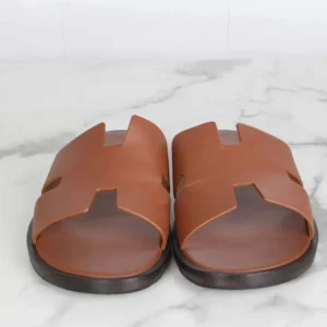 Hermes Unisex Izmir Sandal-Brown H041141ZH03390