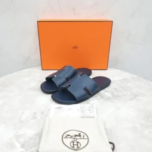 Hermes Unisex Izmir Sandal-Navy H152415ZH11390
