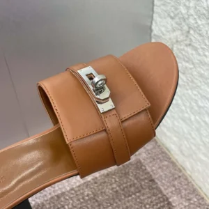 Hermes Women Gigi 50 Sandal-Brown H231063Z