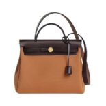 Hermes Women Herbag Zip 31 Bag-BrownBlack
