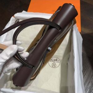 Hermes Women Herbag Zip 31 Bag-Brown/BlackHermes Women Herbag Zip 31 Bag-Brown/Black