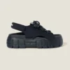 Miu Miu Women Chunky Neoprene Sandals 5X418E30K