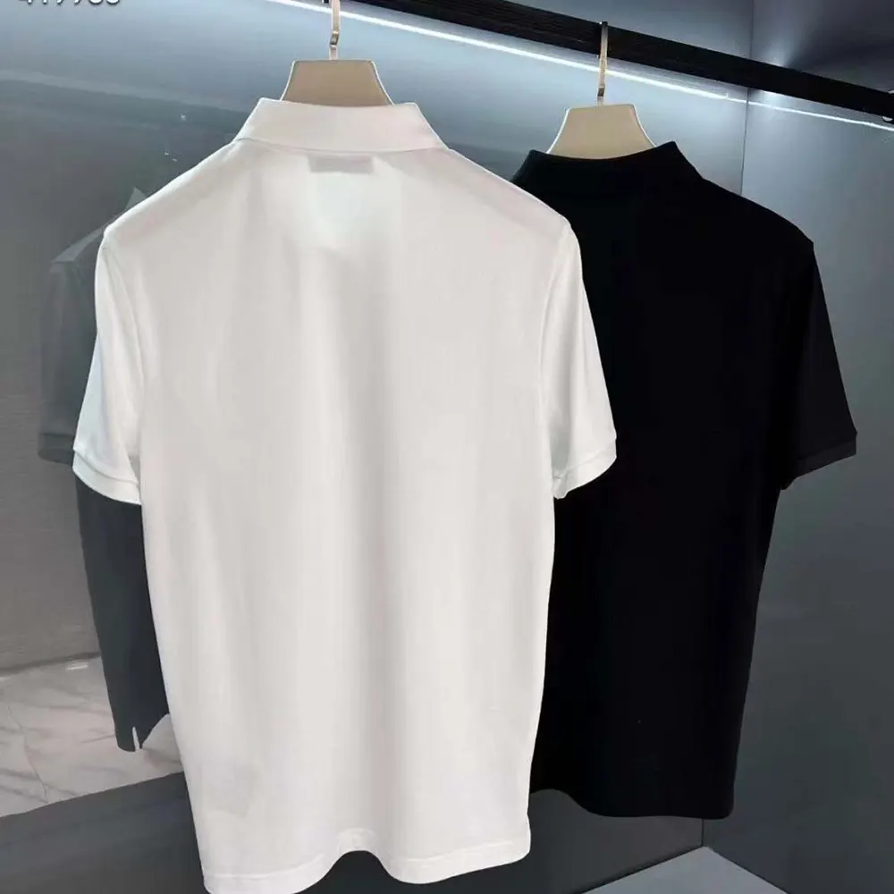 Prada Men Fleece Polo Natural Shirt in a Fleece Design-White 8 Prada Men Fleece Polo Natural Shirt in a Fleece Design-White