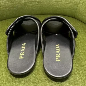 Prada Women Nappa Leather Slides-Black 1XX713ZHP