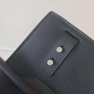 Saint Laurent YSL Women Sac De Jour Thin Large in Grained Leather-Black