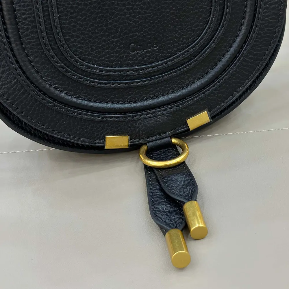 Chloe Women Small Marcie Saddle Bag is Crafted Leather 8 Chloe Women Small Marcie Saddle Bag is Crafted Leather - Image 8