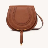 Chloe Women Small Marcie Saddle Bag is Crafted Leather