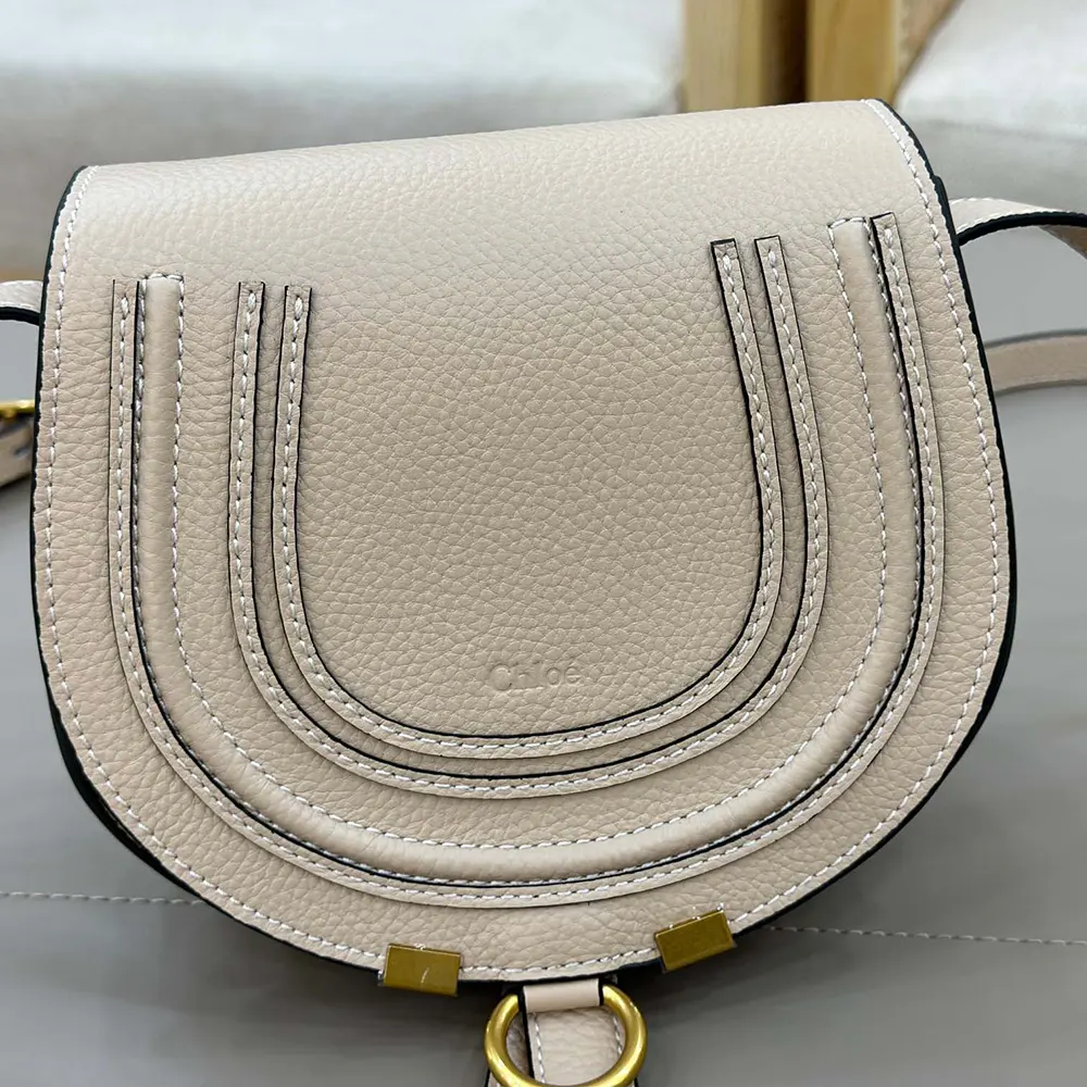Chloe Women Small Marcie Saddle Bag is Crafted Leather 15 Chloe Women Small Marcie Saddle Bag is Crafted Leather - Image 15