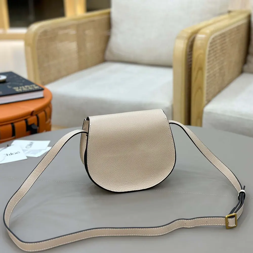 Chloe Women Small Marcie Saddle Bag is Crafted Leather 11 Chloe Women Small Marcie Saddle Bag is Crafted Leather - Image 11