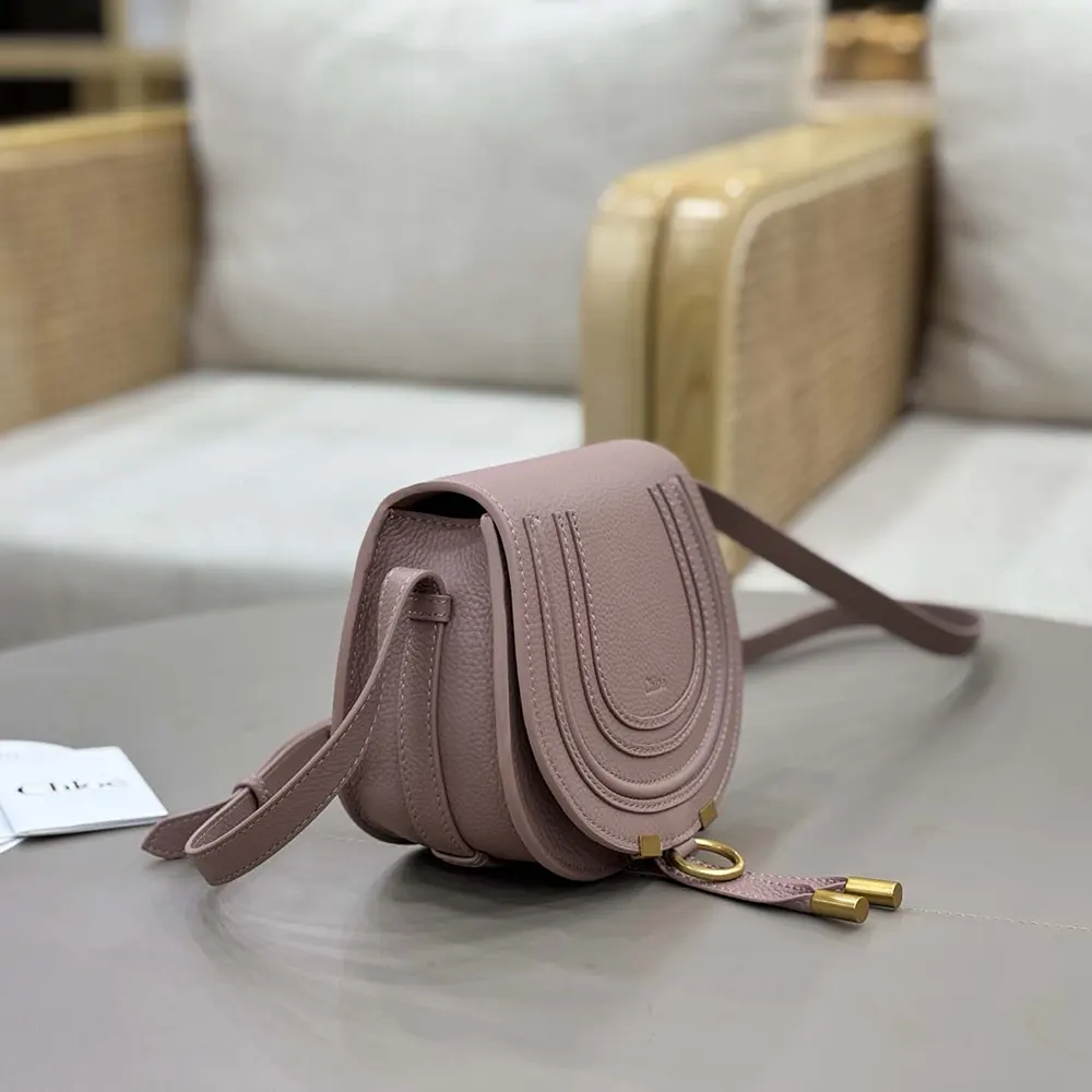 Chloe Women Small Marcie Saddle Bag is Crafted Leather 38 Chloe Women Small Marcie Saddle Bag is Crafted Leather - Image 38