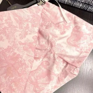 Dior Women Dioriviera Skort White Jacquard Technical Taffeta 447P15A2826