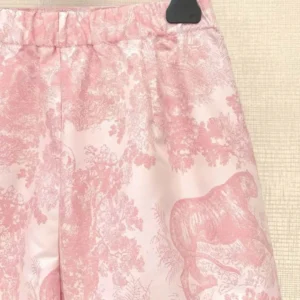 Dior Women Dioriviera Skort White Jacquard Technical Taffeta 447P15A2826