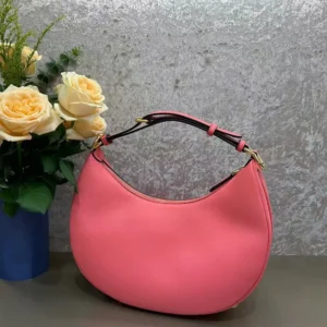 Fendi Women Fendigraphy Small Pink Leather Bag