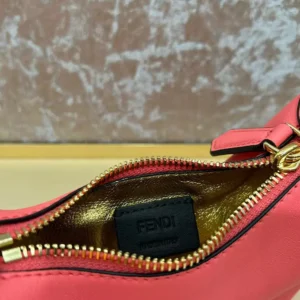 Fendi Women Nano Fendigraphy Pink Leather Charm