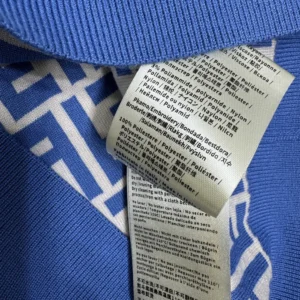 Fendi Women Sweater Blue FF Cotton Jumper FZXC72AU