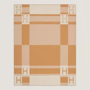 Hermes Unisex Avalon Bayadere Blanket H103926M03