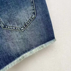 Loewe Women Anagram Shorts in Denim