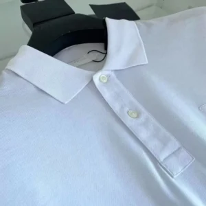 Prada Men Piqué Polo Shirt with Iconic Triangle Logo UJN444