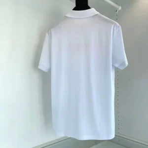 Prada Men Piqué Polo Shirt with Iconic Triangle Logo UJN444