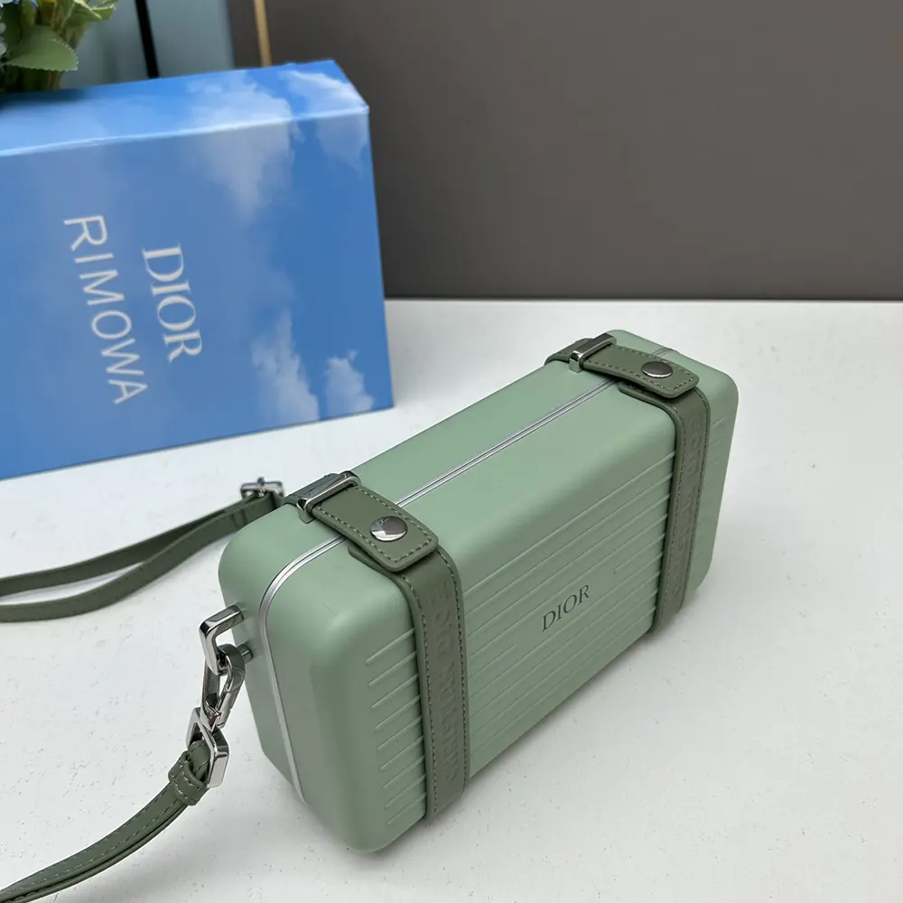 Rimowa Unisex Cross-Body Bag Aluminum and Grained Calfskin 8 Rimowa Unisex Cross-Body Bag Aluminum and Grained Calfskin