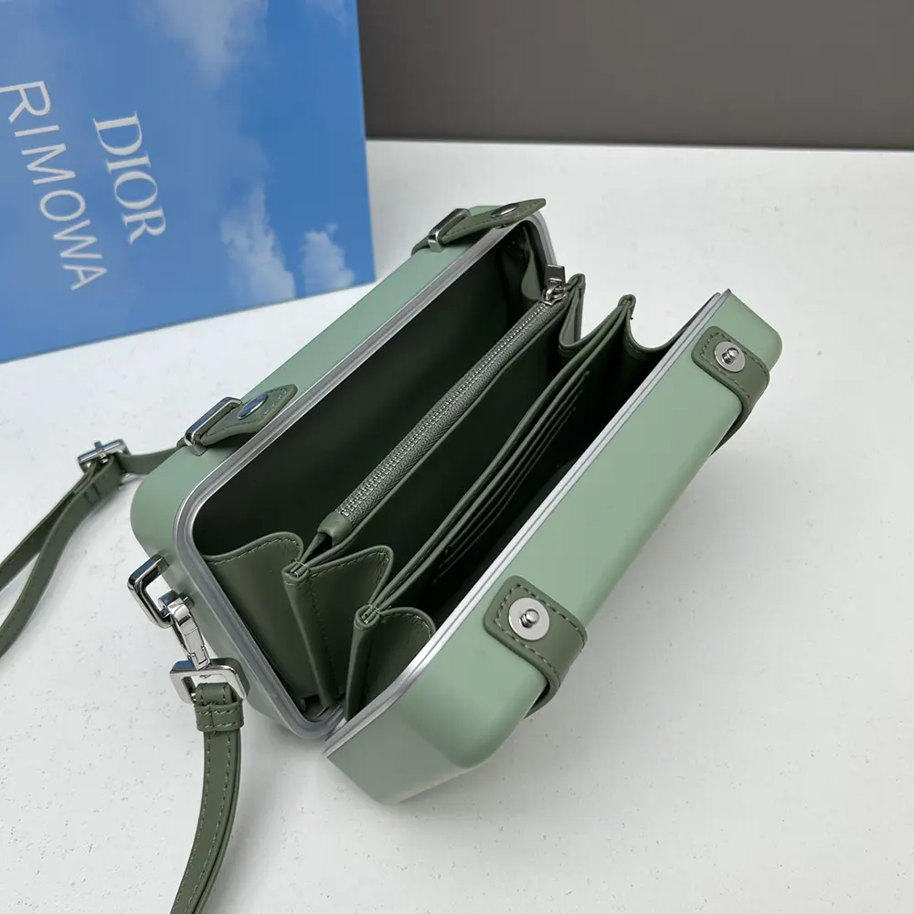 Rimowa Unisex Cross-Body Bag Aluminum and Grained Calfskin 9 Rimowa Unisex Cross-Body Bag Aluminum and Grained Calfskin - Image 9