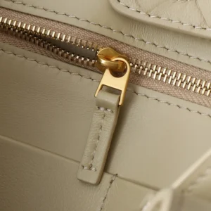 Bottega Veneta Women Medium Andiamo in Supple Intrecciato Leather-Beige