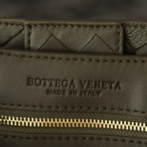 Bottega Veneta Women Medium Andiamo in Supple Intrecciato Leather-Dark Green