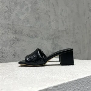 Bottega Veneta Women Parco Mule-Black 838098V2ED01000