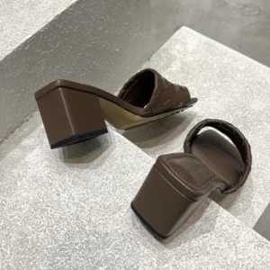 Bottega Veneta Women Parco Mule-Chocolate 838098V2ED02113