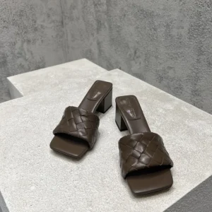 Bottega Veneta Women Parco Mule-Chocolate 838098V2ED02113