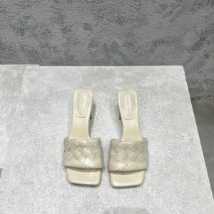 Bottega Veneta Women Parco Mule-White 838098V2ED09031