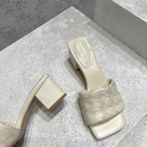 Bottega Veneta Women Parco Mule-White 838098V2ED09031