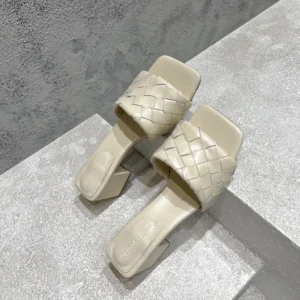 Bottega Veneta Women Parco Mule-White 838098V2ED09031